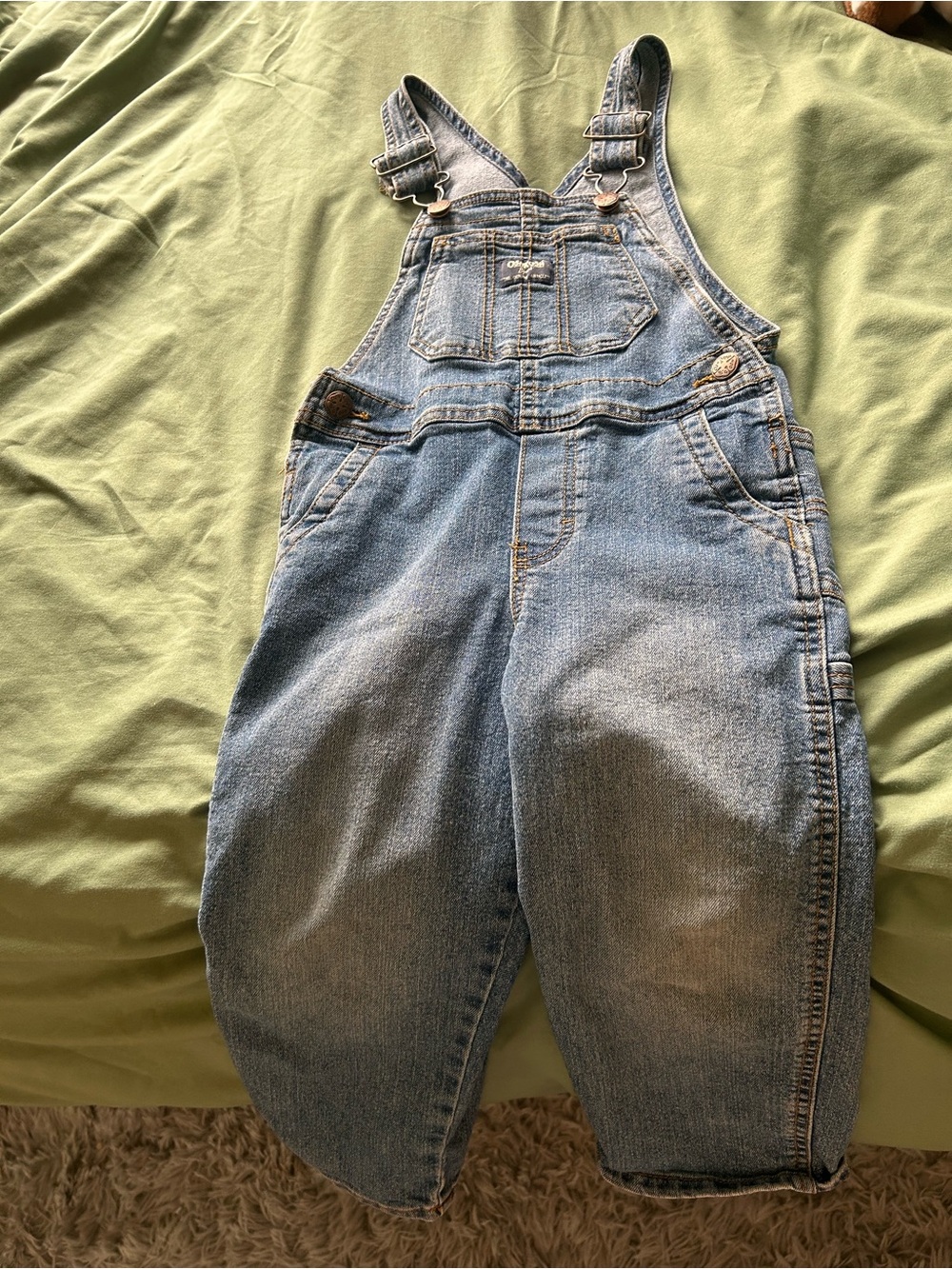 OshKosh B'gosh Light Blue Denim Overalls